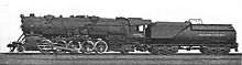 Baltimore and Ohio Railroad 2-10-2 No. 6206 Baltimore & Ohio 2-10-2 freight locomotive, 6206 (CJ Allen, Steel Highway, 1928).jpg