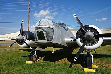 A Beechcraft AT-11 Kansan on display at the Barksdale Global Power Museum in Louisiana