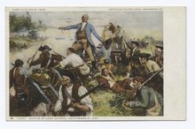 Late nineteenth century postcard depicting the Battle of Lake George Battle of Lake George (Glen Falls Ins. Co.) (NYPL b12647398-74024).tiff