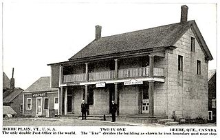 Beebe Plain Divided unincorporated village on Canada-USA border