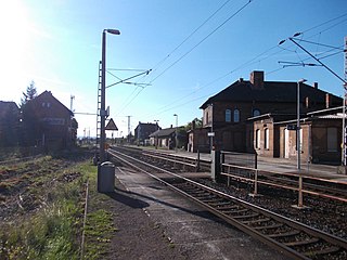 <span class="mw-page-title-main">Berga-Kelbra station</span> Railway station in Berga, Germany