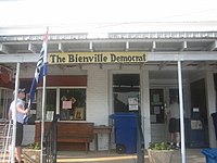 The Bienville Democrat office in Arcadia Bienville Democrat newspaper, Arcadia, LA IMG 0808.JPG