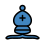 File:Blue bishop.svg