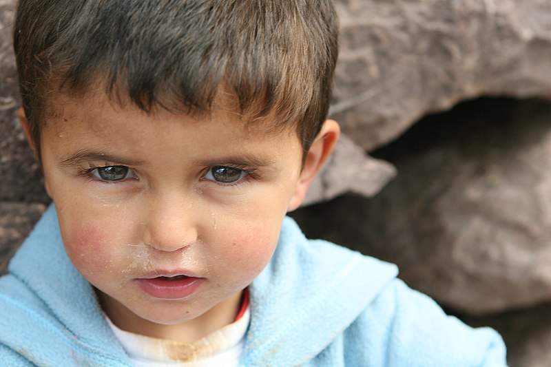 File:Boy in Berber Village Morocco.jpg