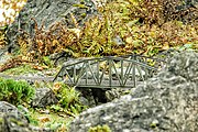 Bridge in outdoor model train