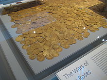 The Fishpool Hoard of mediaeval coins, northern England, late 15th century AD British Museum Fishpool Hoard.jpg