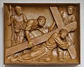 Buehlertal-Obertal-Liebfrauenkirche-Kreuzweg-07-Jesus faellt zum zweiten Mal unter dem Kreuz-2021-gje.jpg