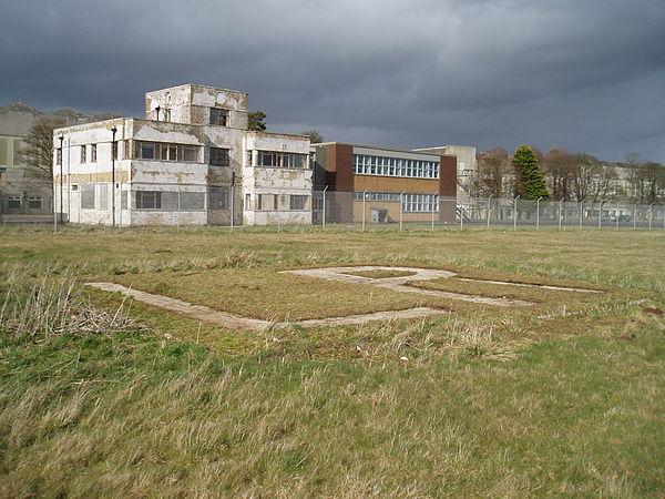 CFS Watch Tower behind the Aerodrome Identifier