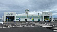 City Of Derry Airport terminal as of June 2022