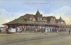 Illustrasjonsbilde av artikkelen Medicine Hat Station