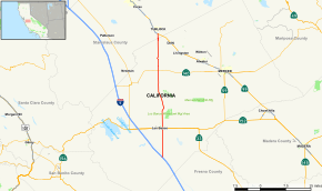 California State Route 165 Map.svg