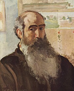 Camille Pissarro: Autorretrato, (1873).