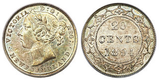 <span class="mw-page-title-main">Newfoundland twenty cents</span> Discontinued Canadian currency