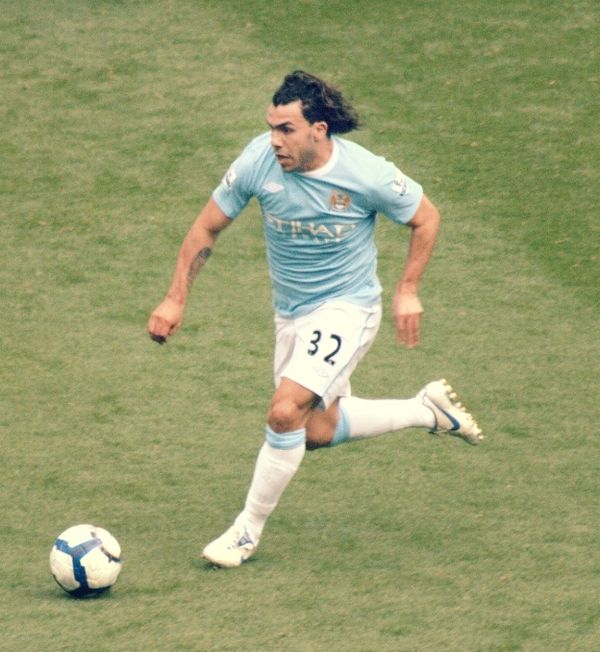 Tevez joined Manchester United's cross-town rivals, Manchester City, after his contract with United ran out in July 2009