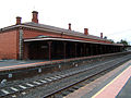 Platform 1 and main station building, seen from Platform 2.