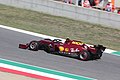 Charles Leclerc at the 2020 Tuscan Grand Prix with the SF1000 logo