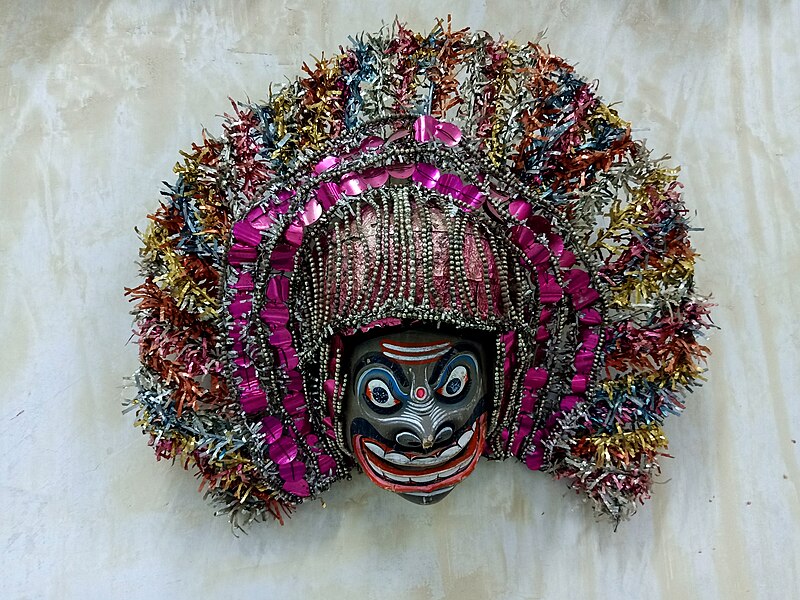 File:Chhau Nritya face mask 001.jpg