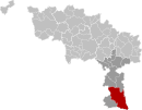 Chimay Hainaut Belgium Map.svg