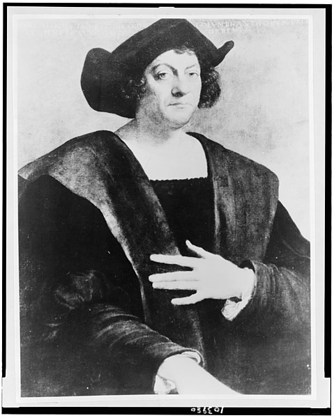 File:Christopher Columbus, half-length portrait, facing slightly right LCCN91785883.jpg