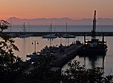 Sonnenuntergang am Hafen von Agropoli