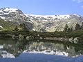 Alpine lake at Peñalara, Sierra de Guadarrama