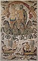 Триумф Посейдона и Амфитриты, показывающий пару в процессии, деталь мозаики из Цирты, Римская Африка, 315–325 гг. н. э., Лувр