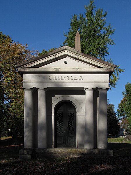 Front of the mausoleum