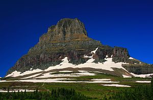 U.s. Outline Of Glacier National Park