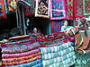 Blankets in a bazaar in Osh, Kyrgyzstan