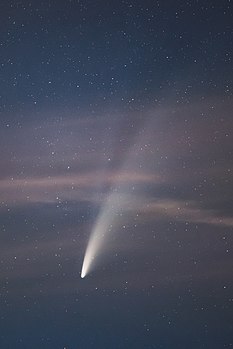 Comet NEOWISE above Strzelce Dolne, Poland. 2.00 , SD 1.91