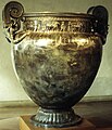 Image 19The Vix Krater, an imported Greek wine-mixing bronze vessel found in the Hallstatt/La Tène grave of the "Lady of Vix", Burgundy, France, c. 500 BC (from Archaic Greece)