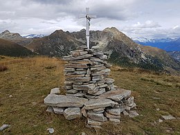 Croix du sommet de la Cima Lariè - Domodossola, VCO, Piémont, Italie 2020-09-27.jpg