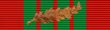 Croix de guerre 1939-1945 with palm (France) - ribbon bar.png