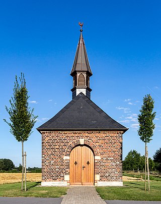 St. John Nepomuk Chapel in Hiddingsel, Dülmen, North Rhine-Westphalia, German