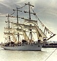 帆船「ドルジバ」（オデッサ、1989年撮影）