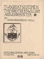 Thumbnail for File:David Young Cameron - Title Page, William Hunter^s Coat of Arms - B1994.4.762 - Yale Center for British Art.jpg