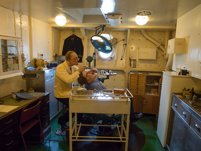 File:Denis Bourez - HMS Belfast dentist (8935353059).jpg