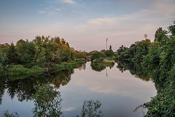 The river Mulde in Dessau