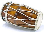 Dholak dhol drum, one of many percussion instruments of South Asia.jpg