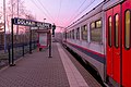 * Nomination Dolhain-Gileppe train station during golden hour (Belgium) --Trougnouf 15:44, 11 February 2021 (UTC) * Promotion  Support Good quality. --Wilfredor 18:16, 11 February 2021 (UTC)