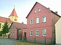 Farm with residential house, Ausgedingehaus, side building, horse stable (with feed kitchen), courtyard wall with small gate and large archway