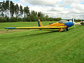 English: A Schleicher ASK 16 at Schmallenberg airfield during the „Bergfliegen 2011“ – Deutsch: Eine Schleicher ASK 16 beim „Bergfliegen 2011“ auf dem Flugplatz Schmallenberg-Rennefeld