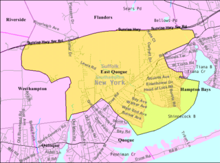 <span class="mw-page-title-main">East Quogue, New York</span> Hamlet and census-designated place in New York, United States