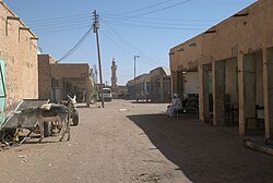 Ad-Damir'de pazar caddesi