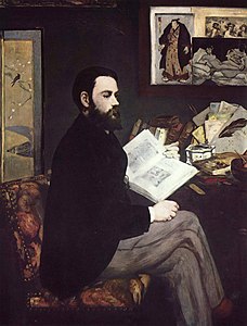 Édouard Manet Émile Zola portréja, 1868