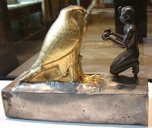 Een offer aan de god Horus