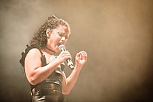 Emel Mathlouthi im Jahr 2017