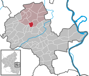 Poziția localității Ensheim