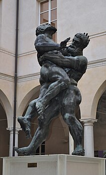 Hercules and Antaeus "i du 'brasè" .JPG