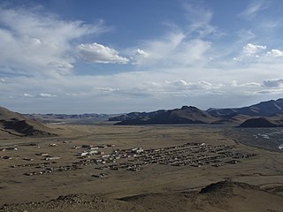 Bayankhongor District in Mongolia